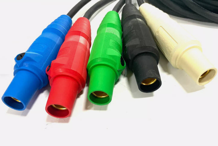 Alimentation triphasée 100A 120/208V – Connexion Camlock